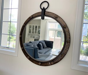 Large Round Statement Mirror