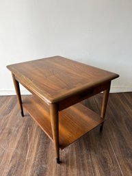 Mid Century Modern Acclaim Lane Table With Drawer #1 *View All Photos