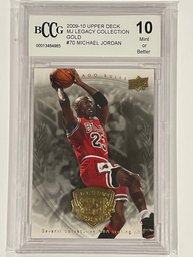 2009-10 Upper Deck MJ Legacy Collection Gold Michael Jordan Card #70     BCCG 10