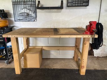 Wooden Work Bench