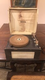 Vintage Decca Portable Record Player Model DP-581 (works)