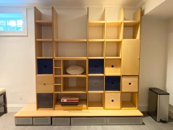 Fabulous German Made Modern Interchangeable Shelf Unit