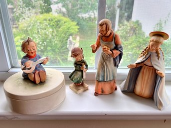 Grouping Of 4 Goebel Hummel Figurines