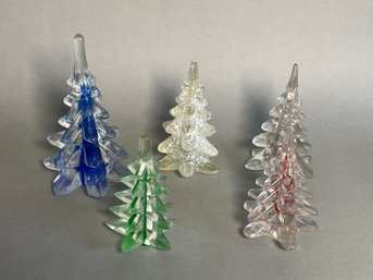 Glass Christmas Trees