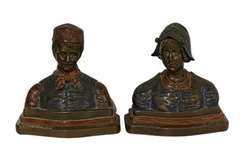 Bronze Figural Bookends