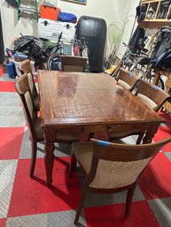 Kitchen Or Dining Table With 6 Chairs