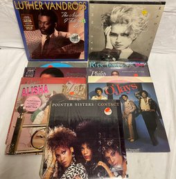 Assortment Of R&B Vinyl Records Including The Pointer Sisters