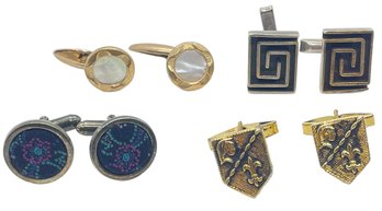 Four Pair Of Vintage Cufflinks