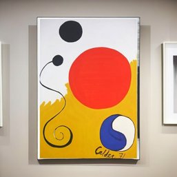 Alexander Calder Vintage Lithograph 1971 ' Untitled  ' Plate Signed / Hand Numbered 416/500