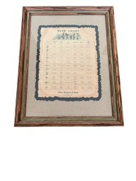 Framed Herb Chart - John Wagner & Sons