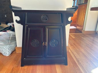 Black Asian Altar Cabinet