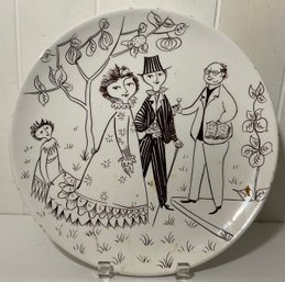 Tacca, Italy, Hand Painted Large Plate