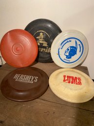 5 Vintage Frisbees Lot