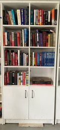 Bookshelf Filled With Assorted Books History, Financial, Religion, Politics, Lot 2