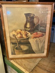 Vintage Water Pitcher Print 17x21