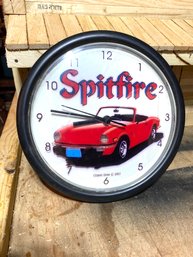 Vintage Classic Lines SPITFIRE Car Clock- Battery