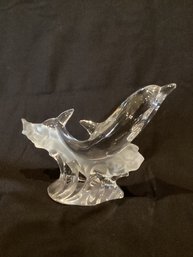 Lenox Glass Dolphin Statue