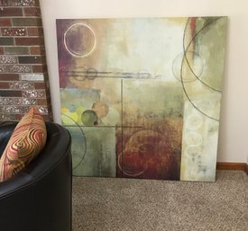 Extra Large 4 FT. Geometric Wall Canvas