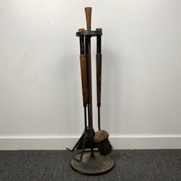 Wood Handled Fireplace Tools