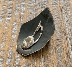 Vintage Sterling Silver Brooch / Pendant