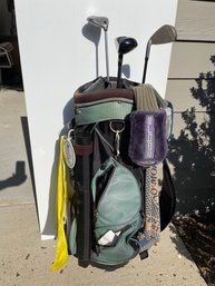 Bag Boy Golf Bag And Clubs - Yonex 3 Iron - Callaway 7-Acer XP Stainless Driver 4
