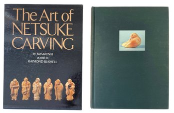 Signed 1981 'The Art Od Netsuke Carving' By Raymond Bushell