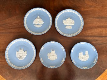 Wedgwood Christmas Plates- 1984, 1985, 1988, 1989, 1990