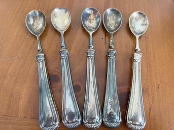 German Silver Plate Spoons