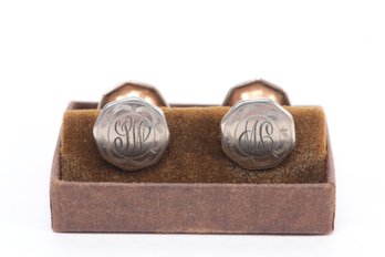 Vintage Gold Filled Men's Cufflinks By StaLokt In Original Box