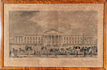 James Pollard Engraving 'The New General Post Office London' Circa 1849