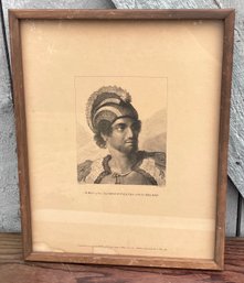 6. Man Of The Sandwich Islands, With His Helmet J. Webber Del. J.K. Sherwin Sc. Lithograph