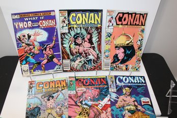 Marvel Conan The Barbarian 1986, 1990, 1991 - What ... If Thor Battled Conan 1983