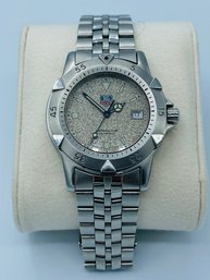 Rare Tag Heuer 1500 Profesional W/ Granite Dial Stainless Steel