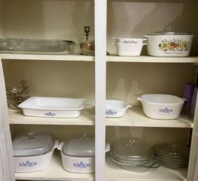 Assortment Of Vintage Corning Ware & More