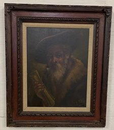 Framed Signed Oil On Canvas