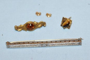 Assortment Of Gold Jewelry