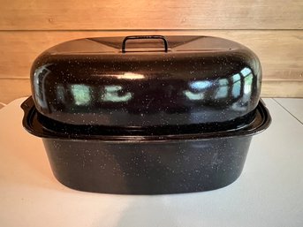 For Those Who Use The All In 1 Pan, This Is Huge! Turkey Roaster, Spatterware