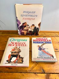Amazing Poster Books Of Norman Rockwell- Many Posters!