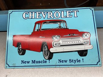 Chevrolet Pick Up Truck Sign