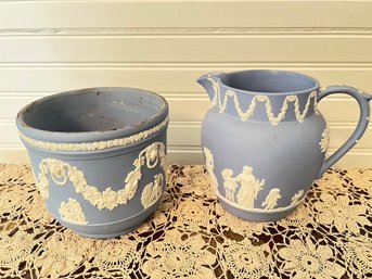 Two Pieces Of 'JASPER' Wedgewood