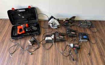 Large Group Of Power Tools
