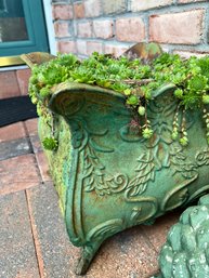 Matching Pair Of Cast Iron Planters