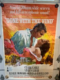 Original 1961 Gone With The Wind Poster, 70mm, Full Size