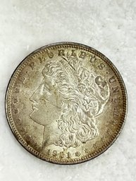 1921 Philadelphia Mint, Morgan Silver Dollar, 90   Silver