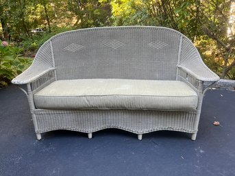 Vintage Whicker Sofa