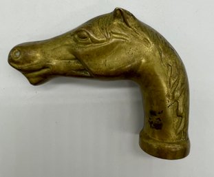 Brass Horse Head Cane Handle