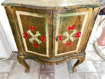 Hand Painted French Provincial Style Commode