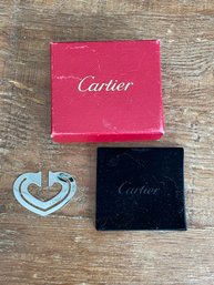 Vintage Cartier Heart Shaped Bookmark