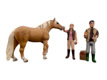 Schleich Toy Figurines- Horse, Vet & Groomer