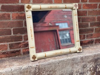 A  Vintage Hitchcock Stenciled Autumnal Style Mirror